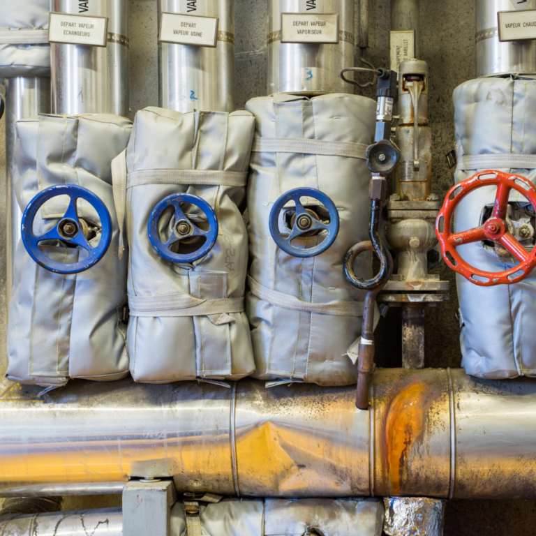 Matelas isolants, calorifugeage, isolation